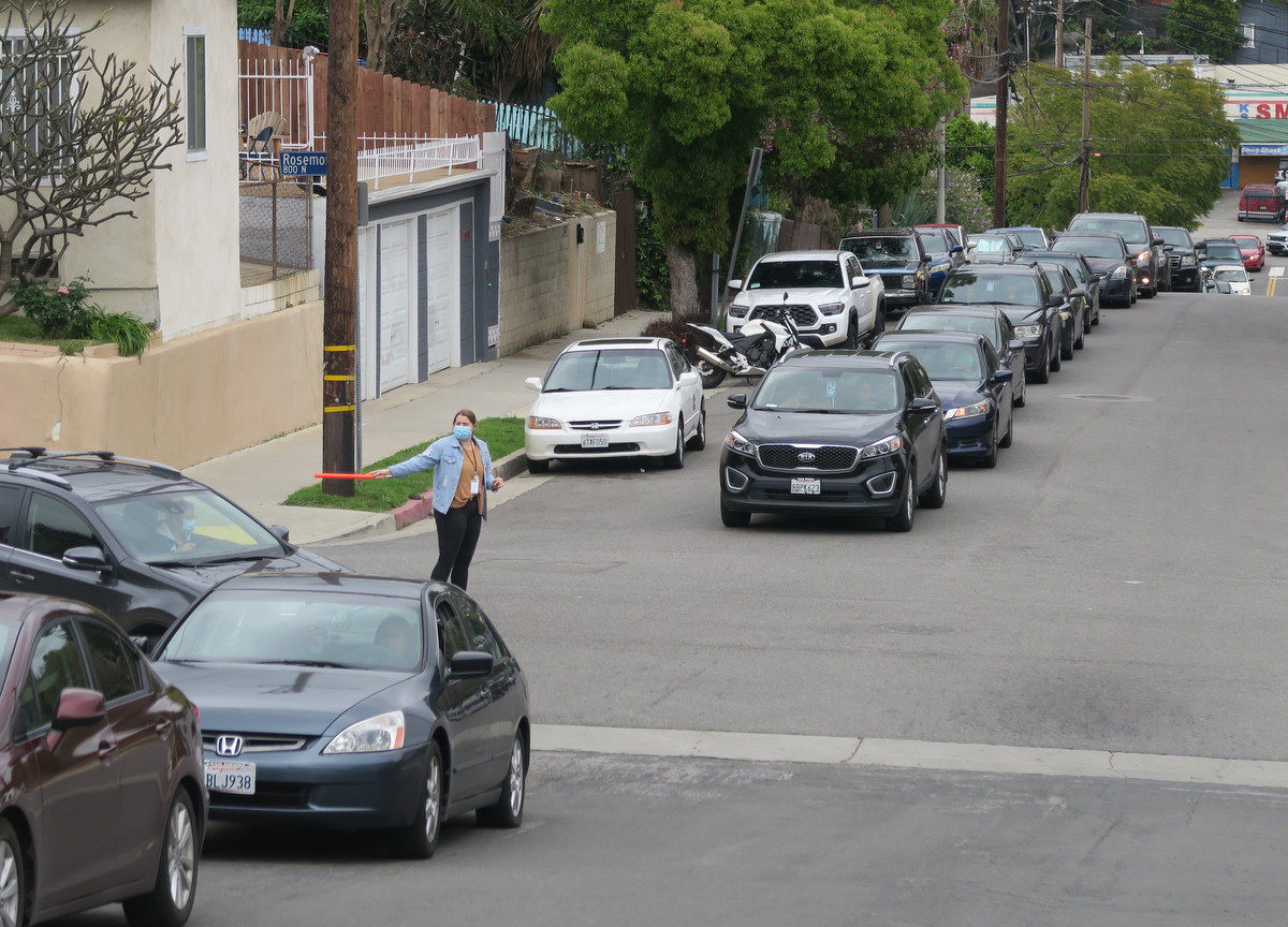 Dream Center Easter Basket Giveaway Traffic Jam